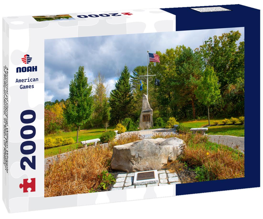Noah Jigsaw Puzzle Memorial of General William Whipple, a signer of United States Declaration of Independence, in town of Kittery, Maine ME 2000 pieces