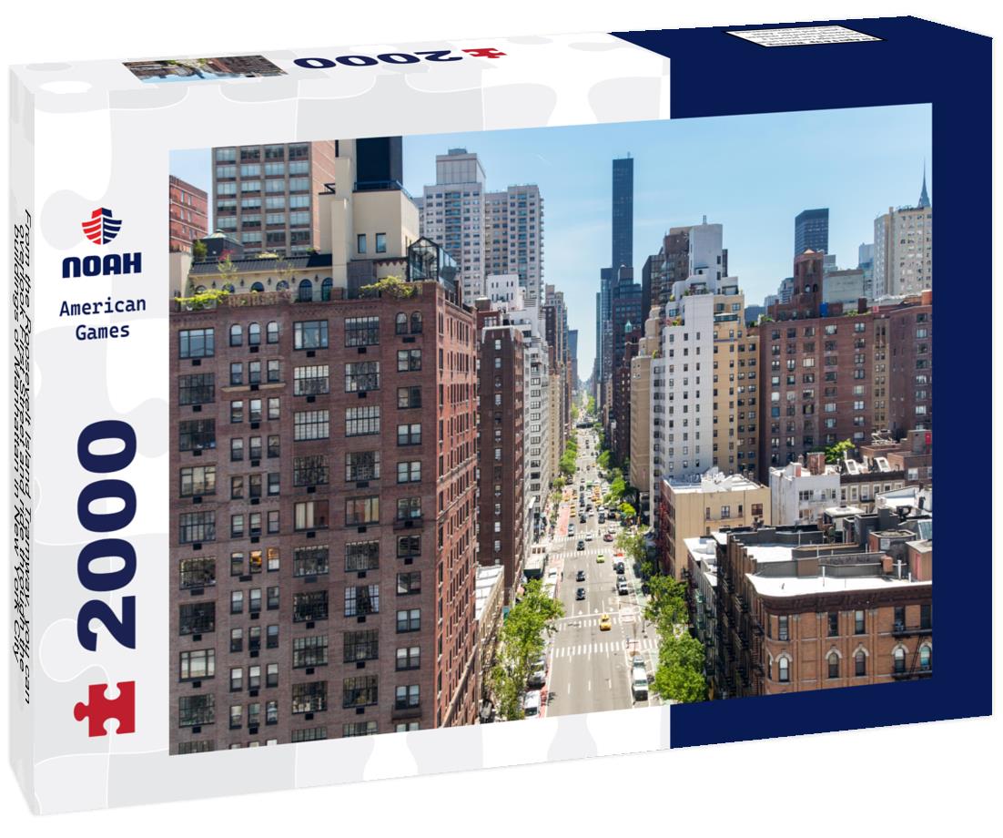 Noah Jigsaw Puzzle From the Roosevelt Island Tramway, you can overlook First Street and ride through the buildings of Manhattan in New York City 2000 pieces
