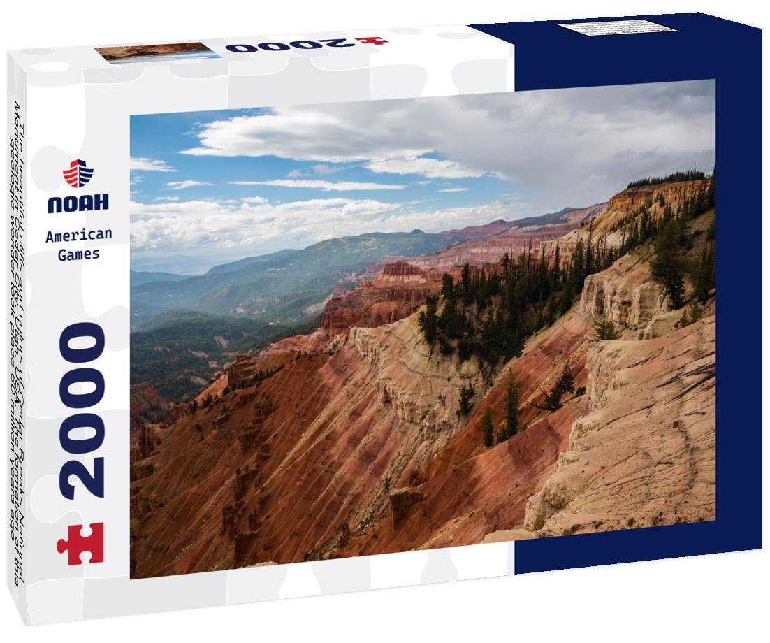 Noah Jigsaw Puzzle The beautiful cliffs and colors of Cedar Breaks National Monument in Cedar City, Utah, USA. The formation of this geologic wonder took place 60 million years ago 2000 pieces