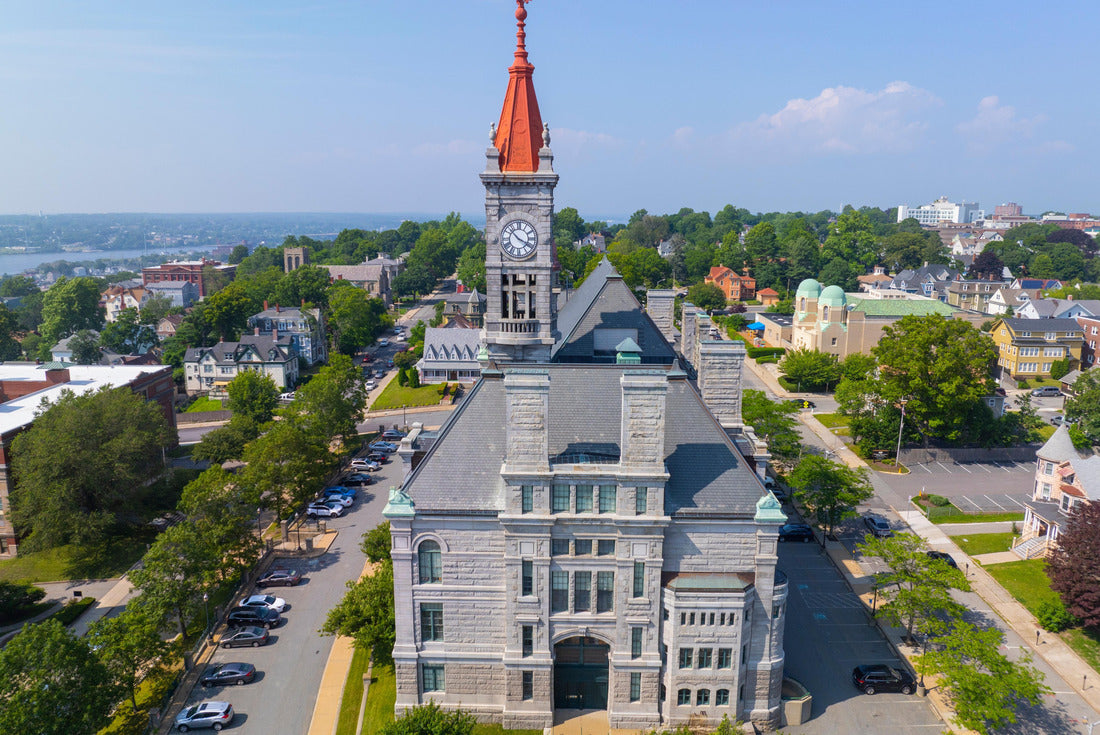 Noah Jigsaw Puzzle Fall River Trial Courthouse including Probate and Family Court at 289 Rock Street in downtown Fall River, Massachusetts MA, USA 2000 pieces