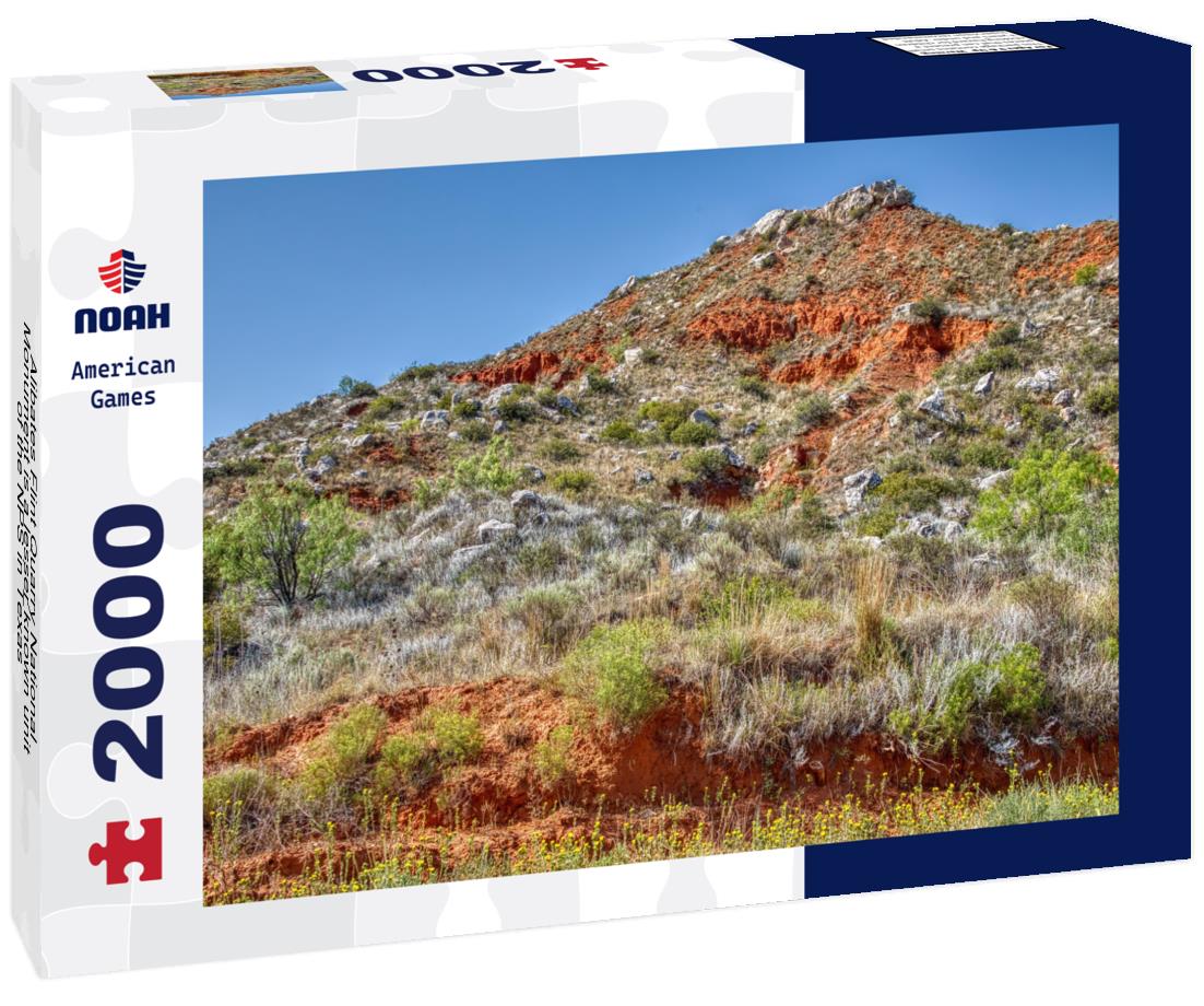 Noah Jigsaw Puzzle Alibates Flint Quarry National Monument is a lesser known unit of the NPS in Texas 2000 pieces