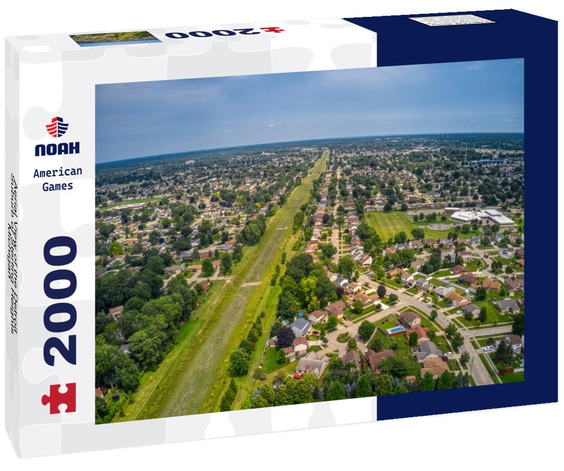 Noah Jigsaw Puzzle Aerial View of the Detroit Suburb of Sterling Heights, Michigan 2000 pieces