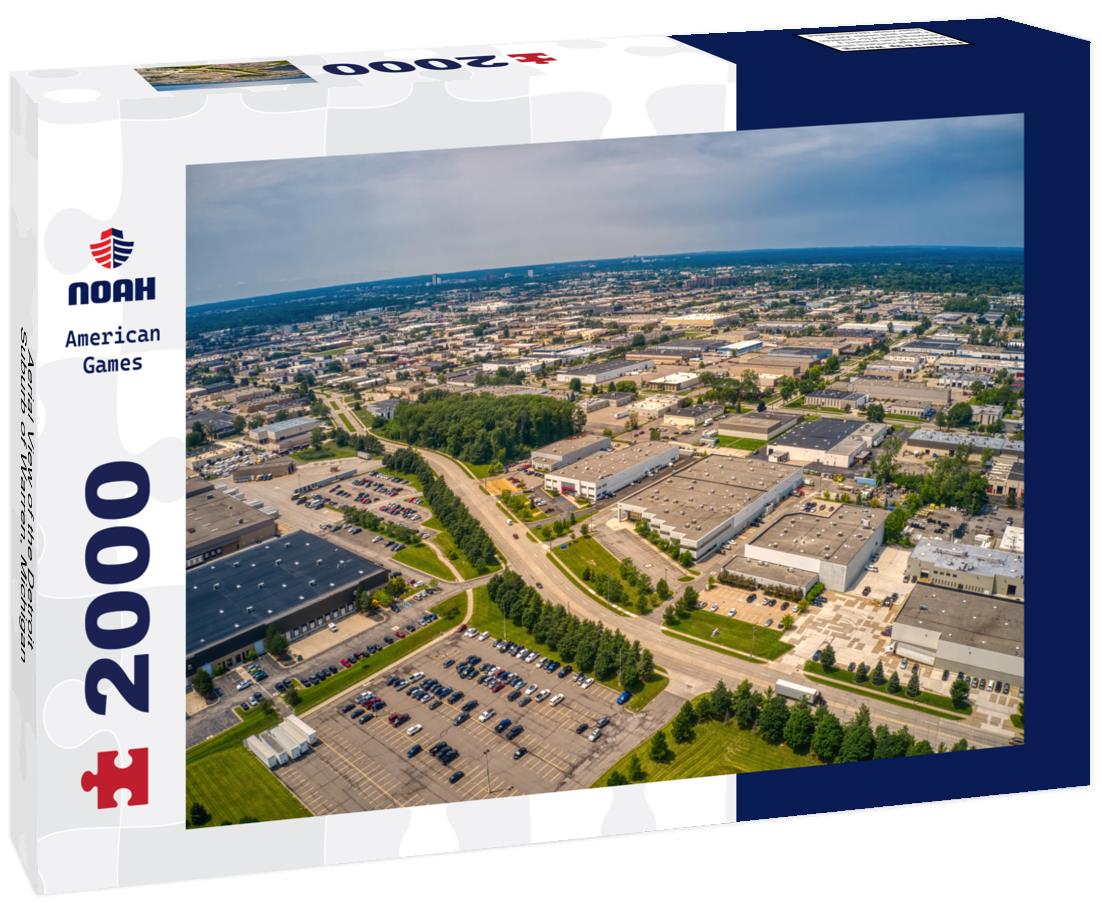 Noah Jigsaw Puzzle Aerial View of the Detroit Suburb of Warren, Michigan 2000 pieces