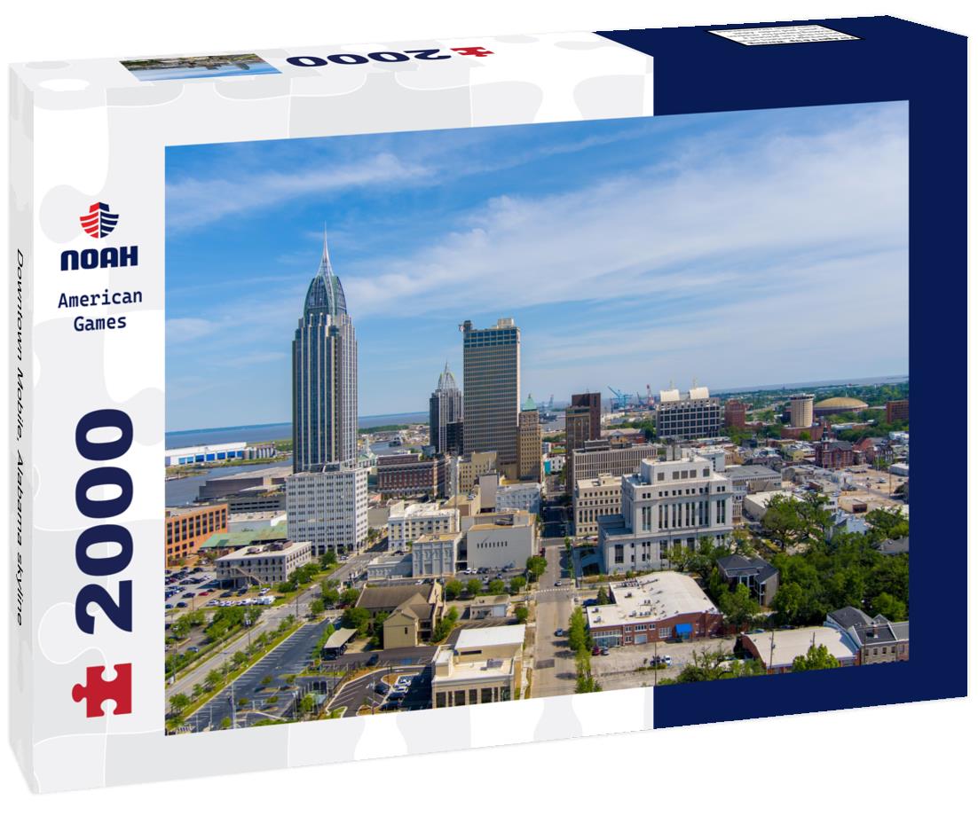 Noah Jigsaw Puzzle Downtown Mobile, Alabama skyline 2000 pieces