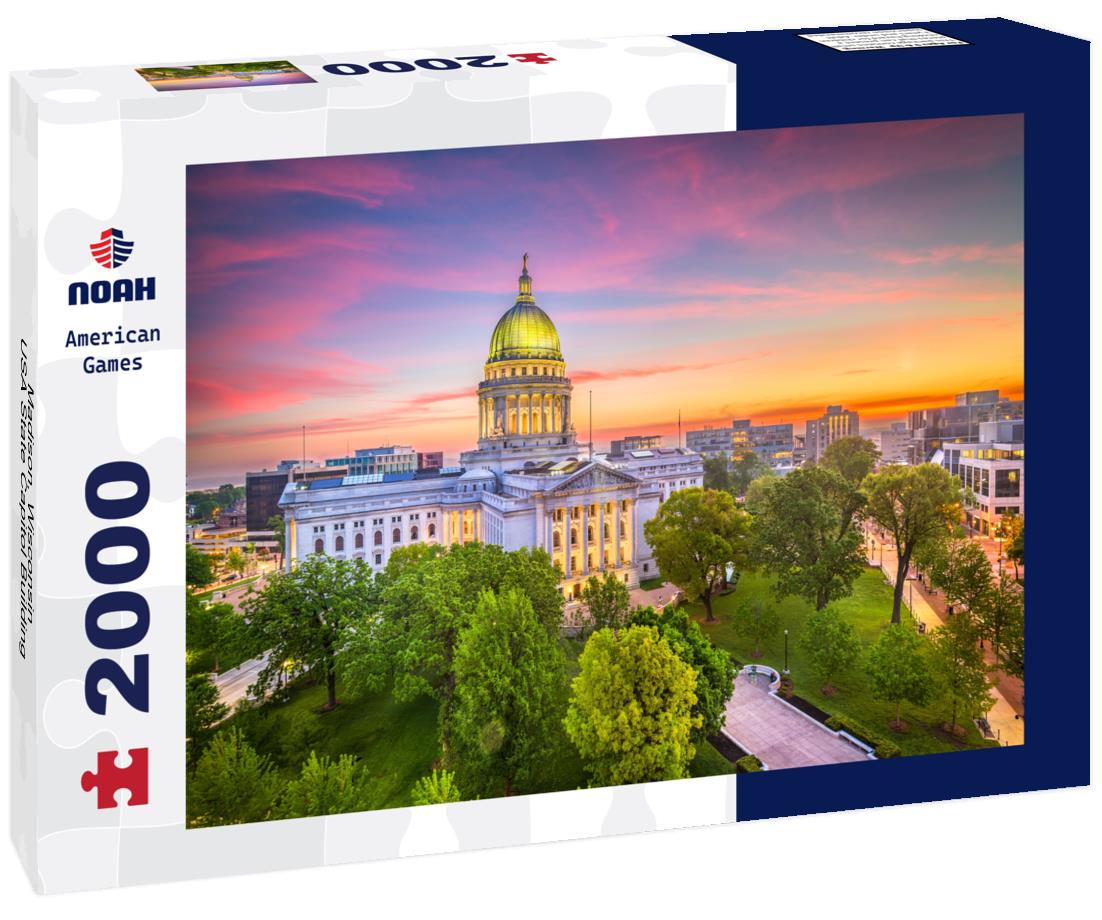 Madison, Wisconsin, USA State Capitol Building 2000pc Puzzle