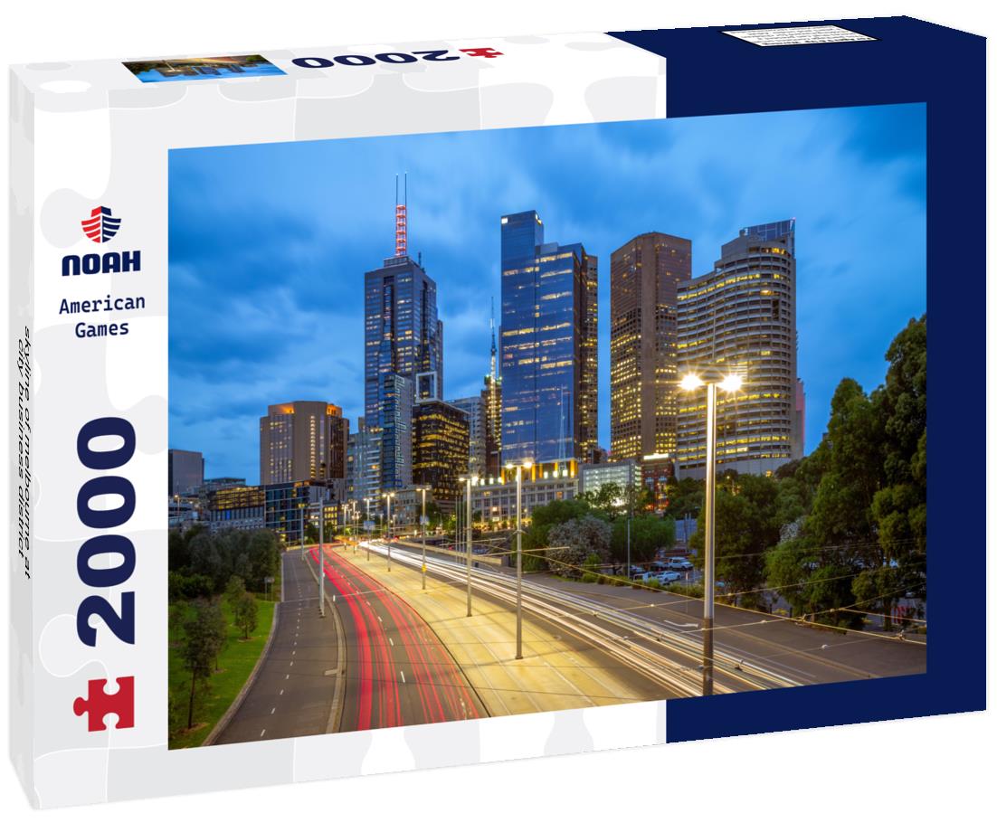 skyline of melbourne at city business district 2000pc Puzzle