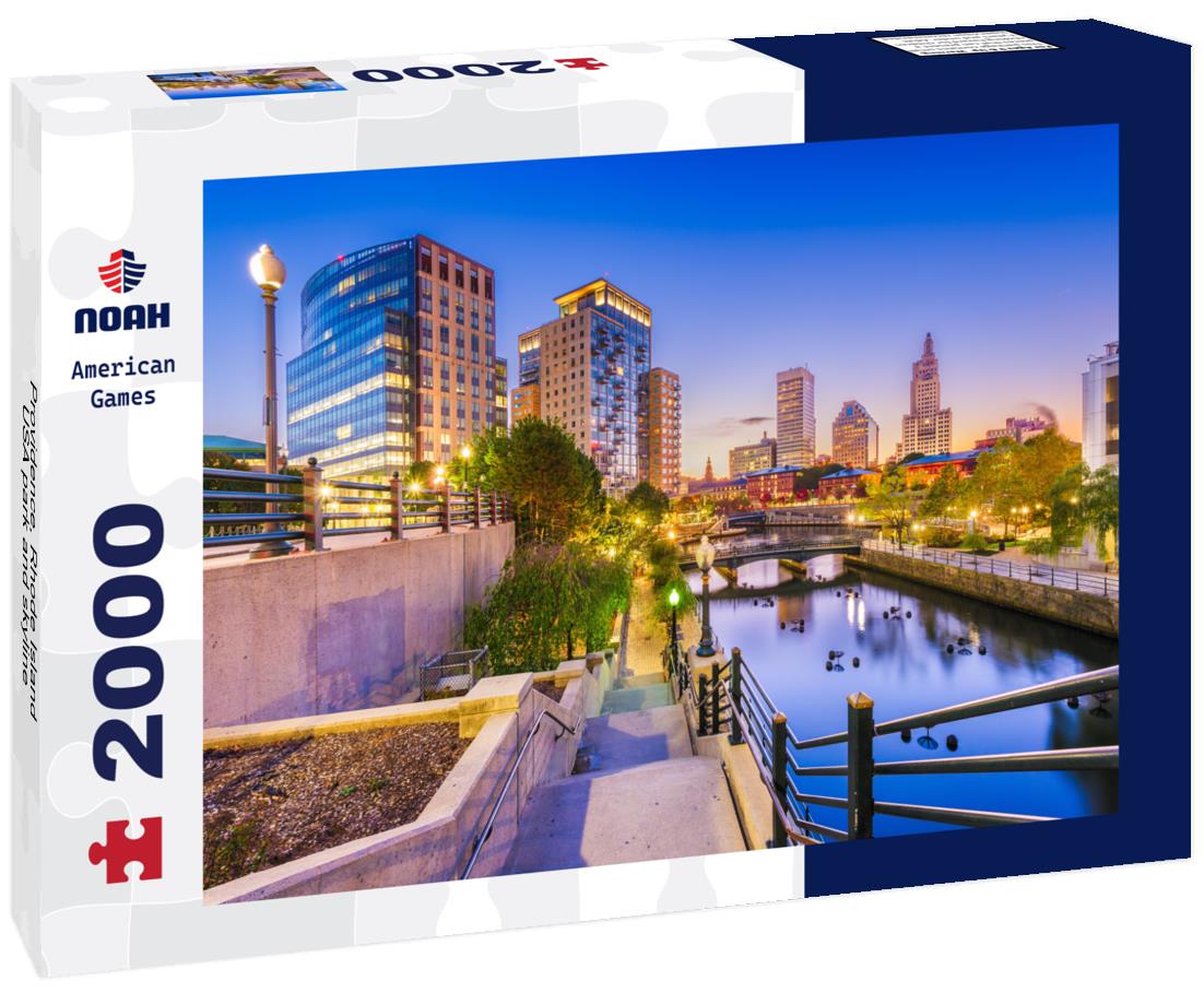 Providence, Rhode Island, USA park and skyline 2000pc Puzzle