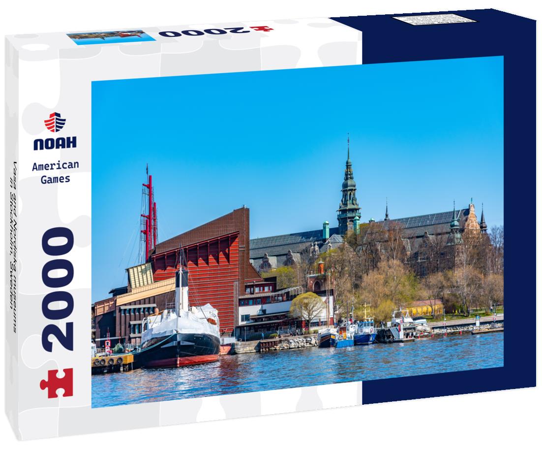 Vasa and Nordiska museums in Stockholm, Sweden 2000pc Puzzle