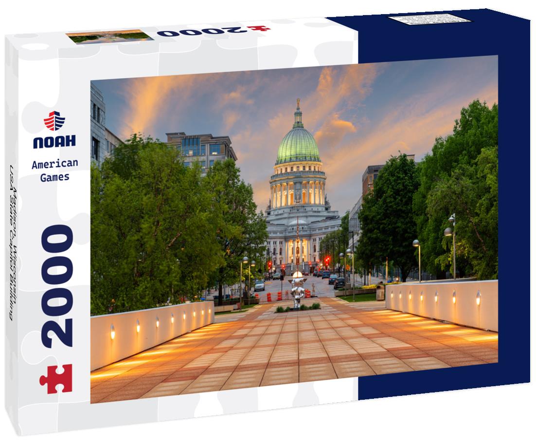 Madison, Wisconsin, USA State Capitol Building 2000pc Puzzle