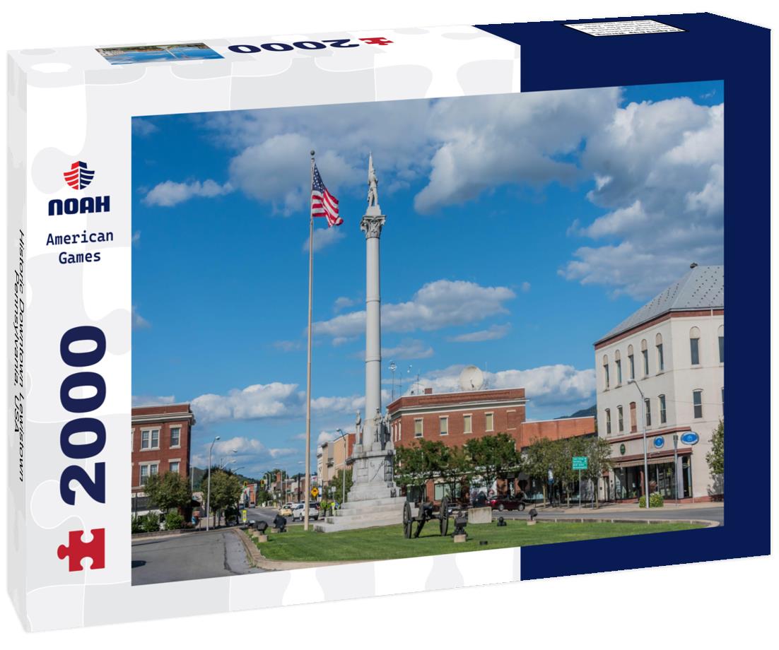 Historic Downtown Lewistown, Pennsylvania, USA 2000pc Puzzle