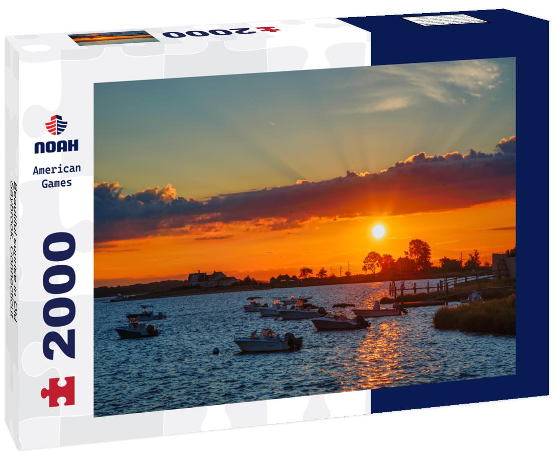 Beautiful sunrise in Old Saybrook, Connecticut 2000pc Puzzle