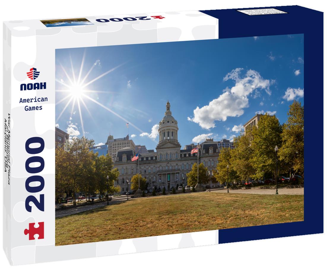 War Memorial Plaza in Baltimore, Maryland. USA 2000pc Puzzle