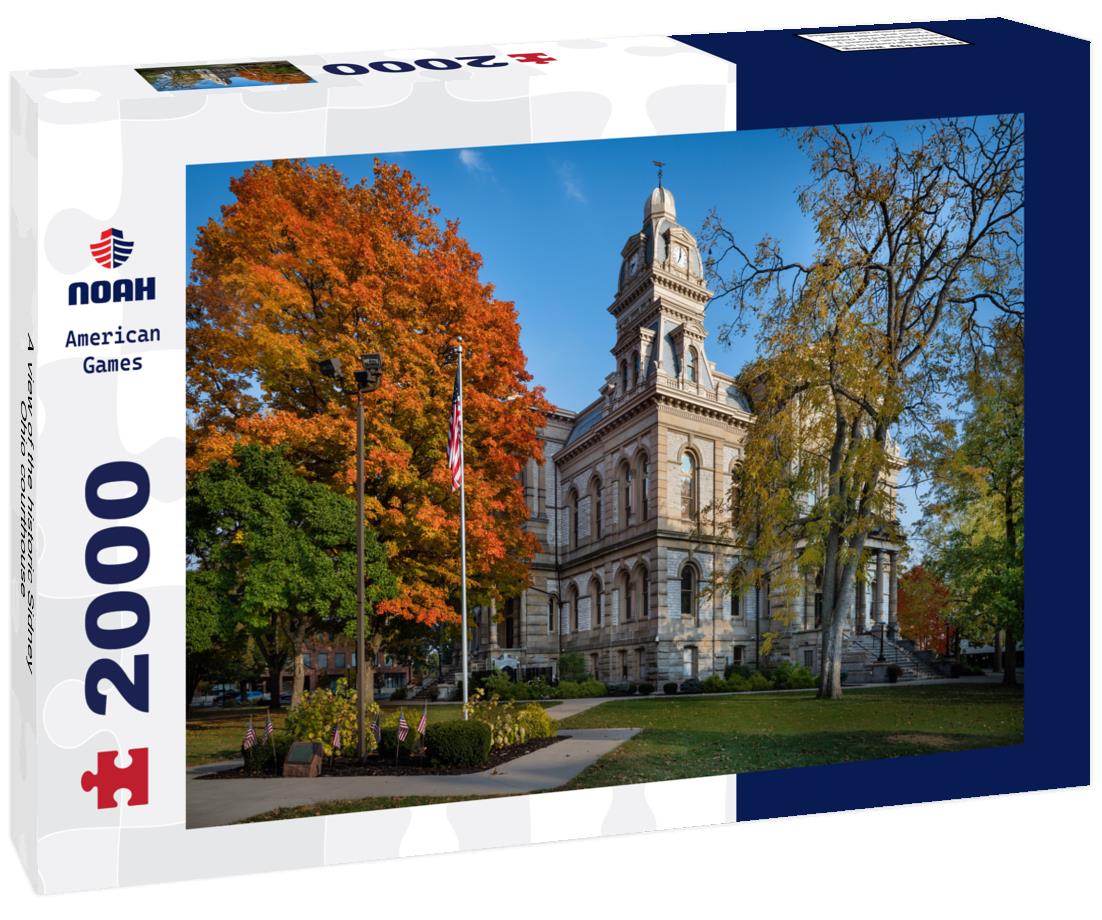 A view of the historic Sidney, Ohio courthouse 2000pc Puzzle