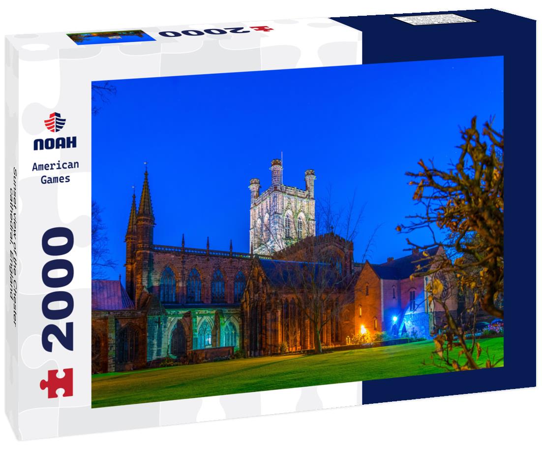 Sunset view of the Chester cathedral, England 2000pc Puzzle