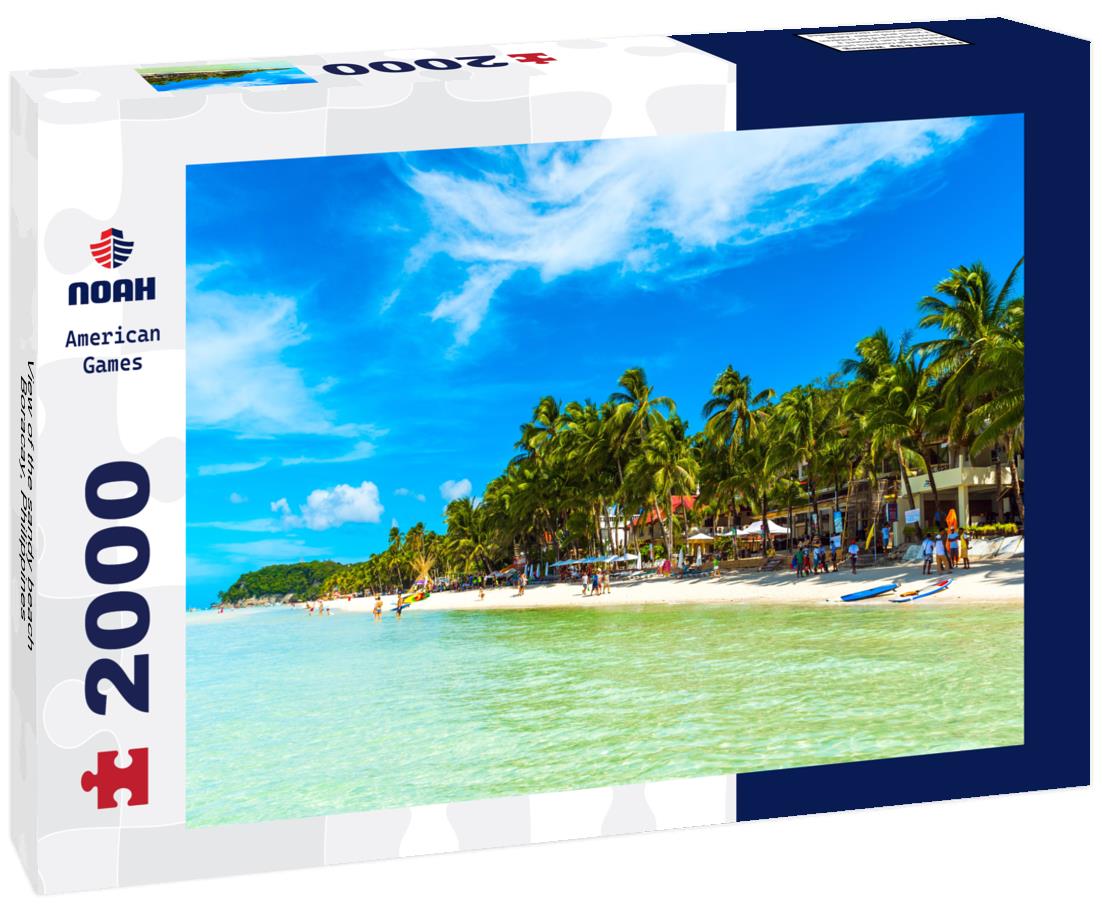 the sandy beach, Boracay, Philippines 2000pc Puzzle