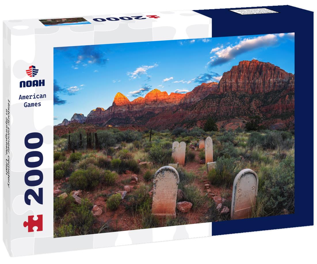 Historic pioneer cemetery in Springdale, Utah 2000pc Puzzle
