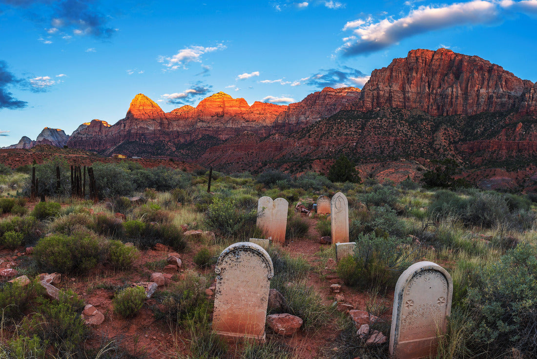 Historic pioneer cemetery in Springdale, Utah 2000pc Puzzle
