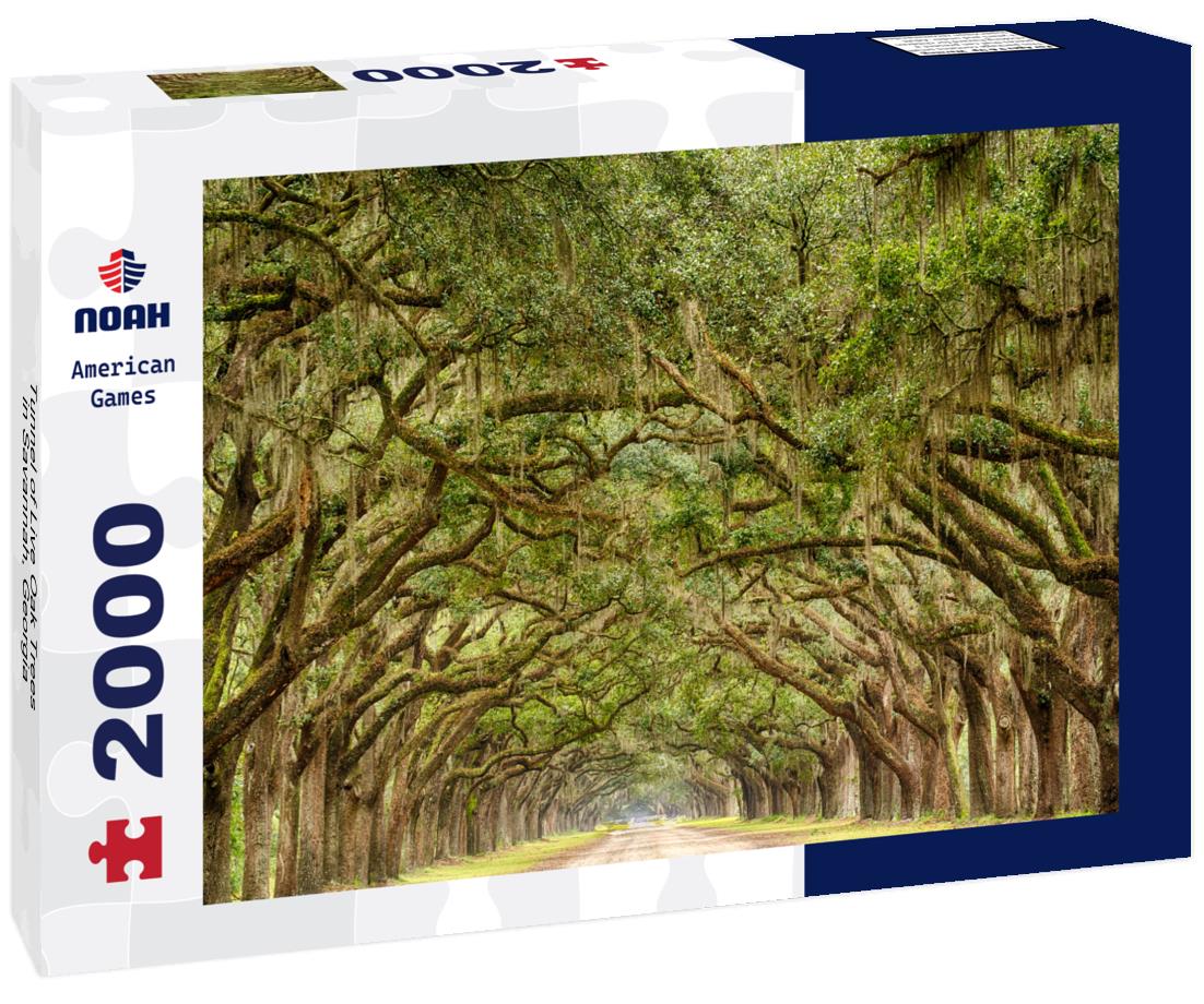 Tunnel of Live Oak Trees in Savannah, Georgia 2000pc Puzzle