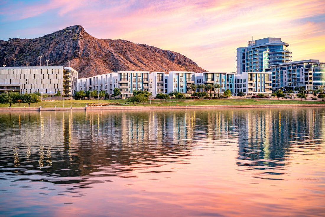 Tempe Town Lake Glistening at Sunset, Arizona 2000pc Puzzle