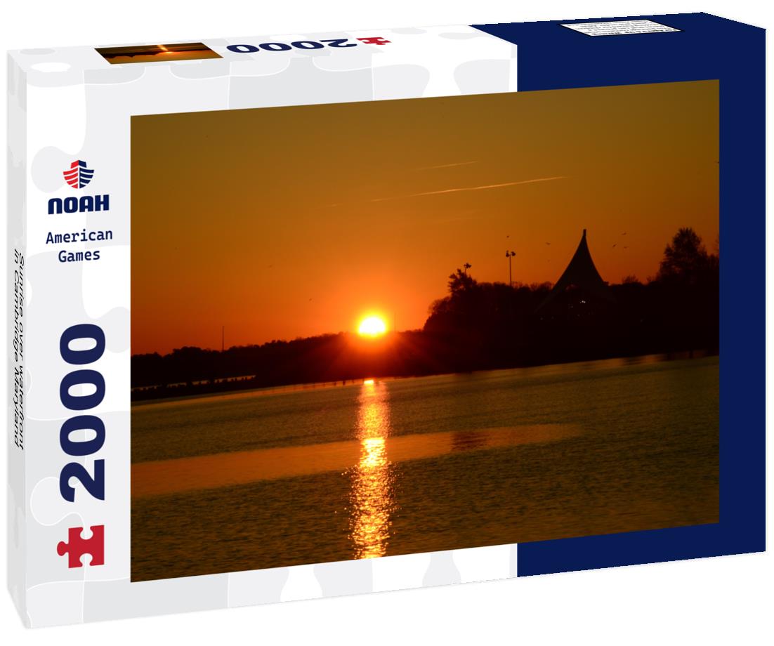Sunrise over waterfront in Cambridge Maryland 2000pc Puzzle