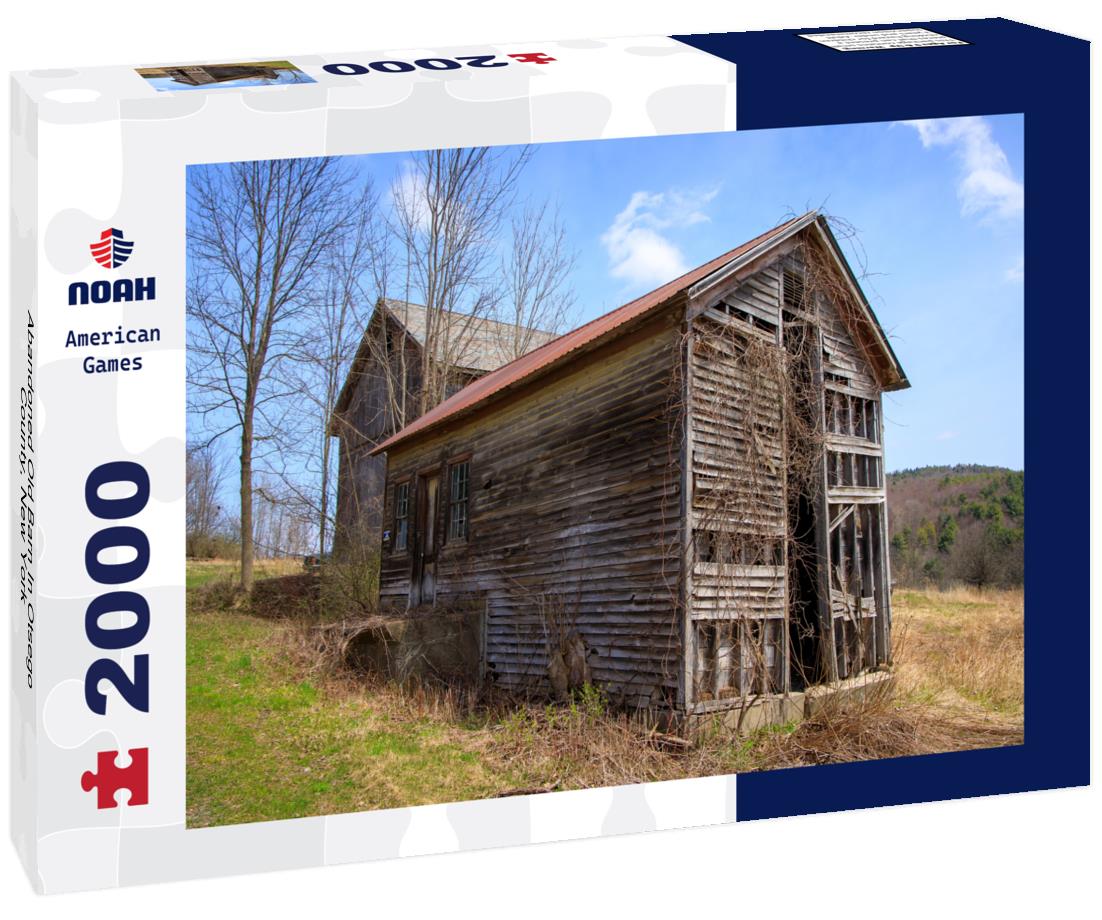 Abandoned Old Barn In Otsego County, New York 2000pc Puzzle