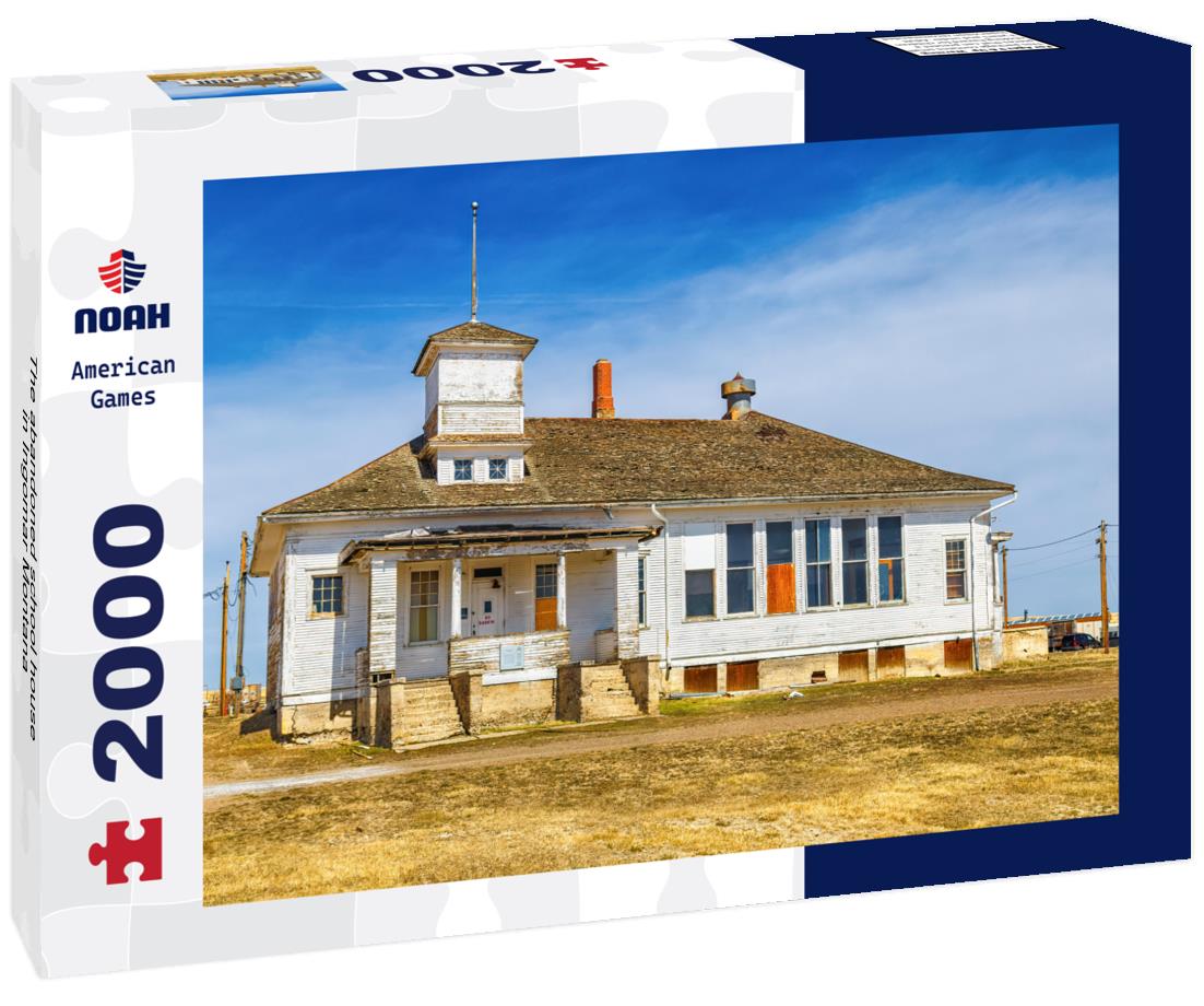The abandoned school house in Ingomar Montana 2000pc Puzzle