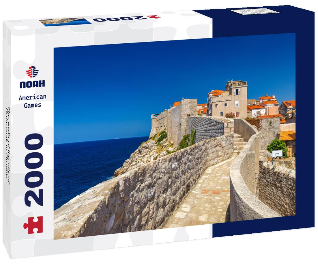 The walls of the city of Dubrovnik in Croatia 2000pc Puzzle