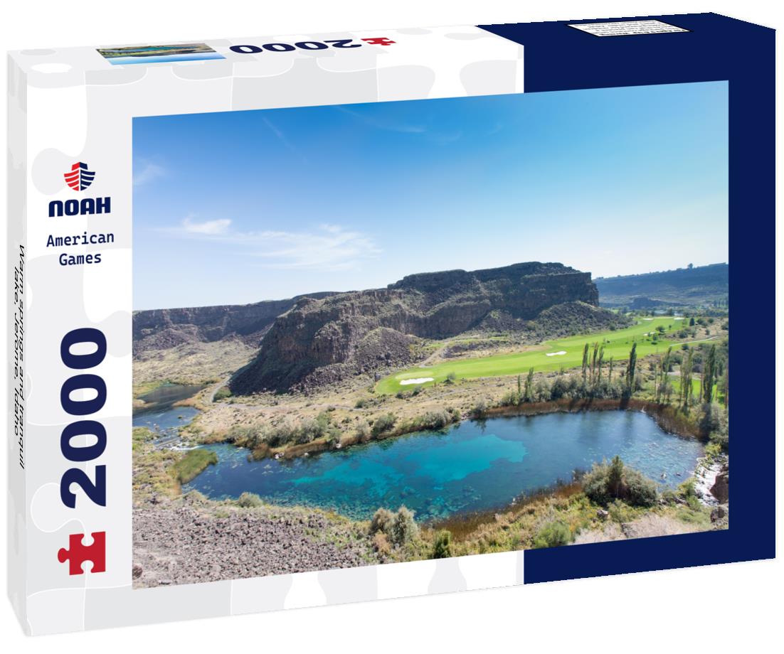Warm springs and tranquil lake, Jerome, Idaho 2000pc Puzzle