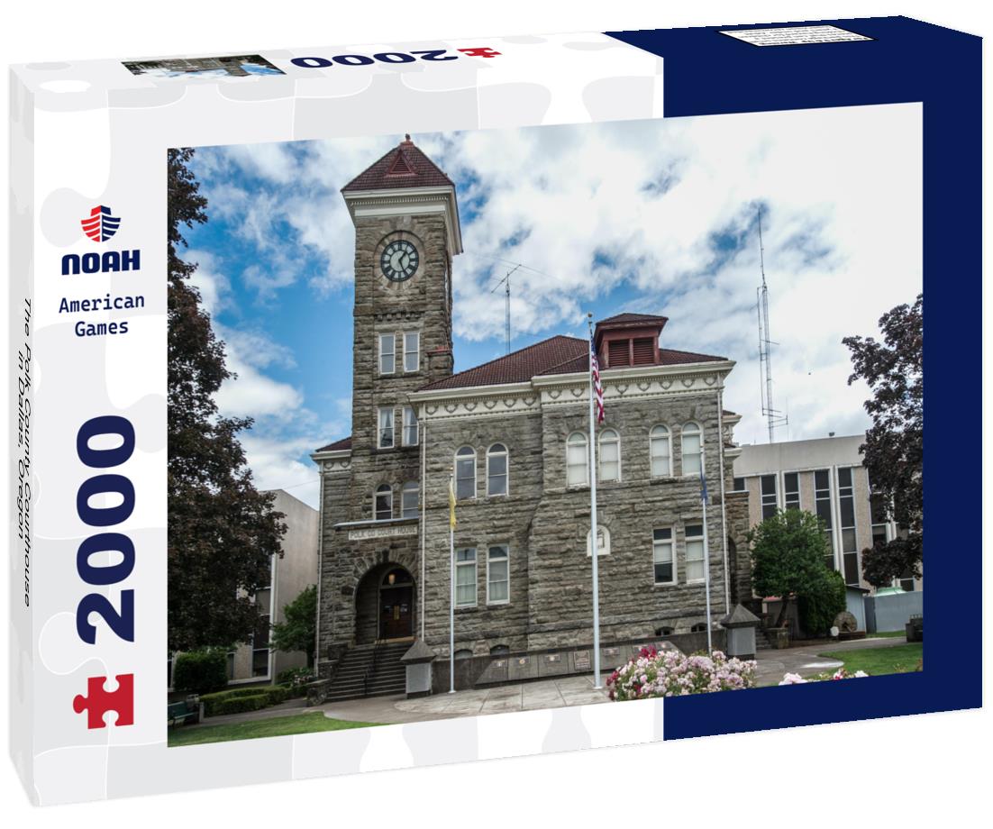 The Polk County Courthouse in Dallas, Oregon 2000pc Puzzle