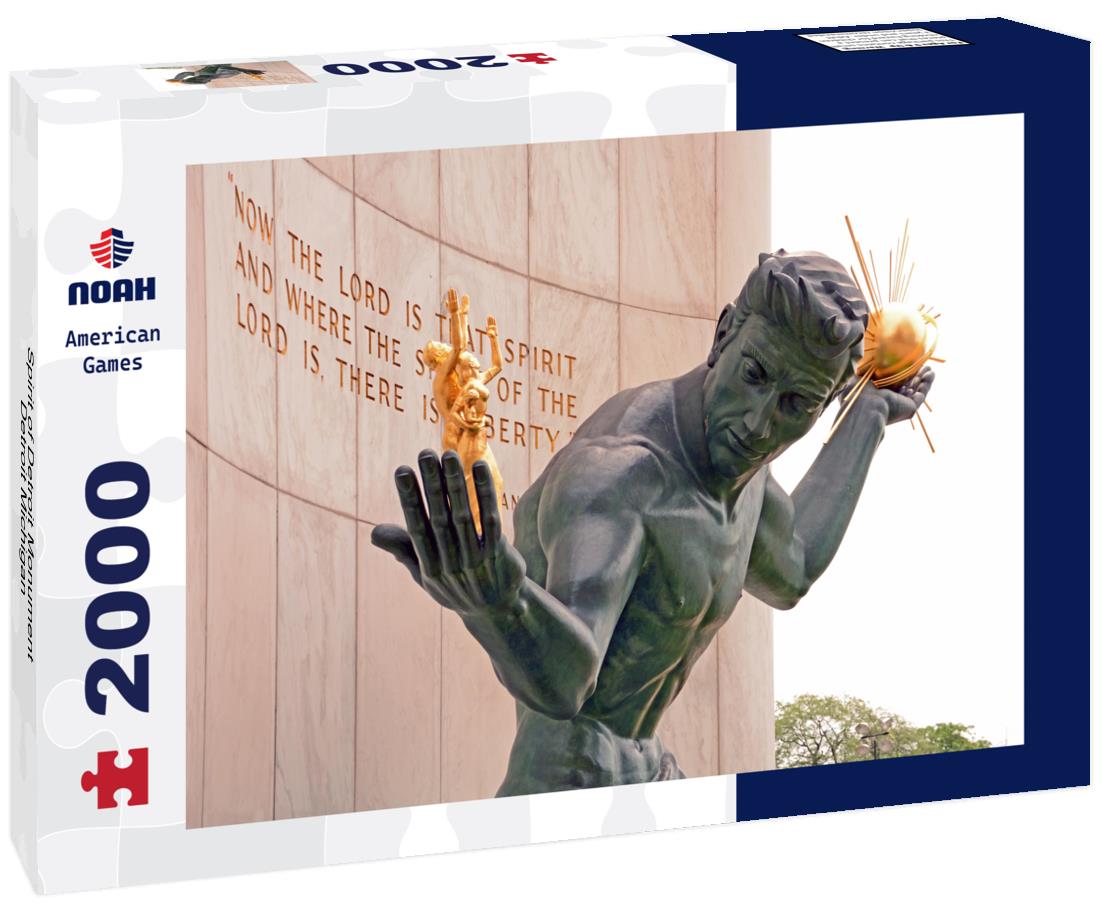 Spirit of Detroit Monument, Detroit Michigan 2000pc Puzzle
