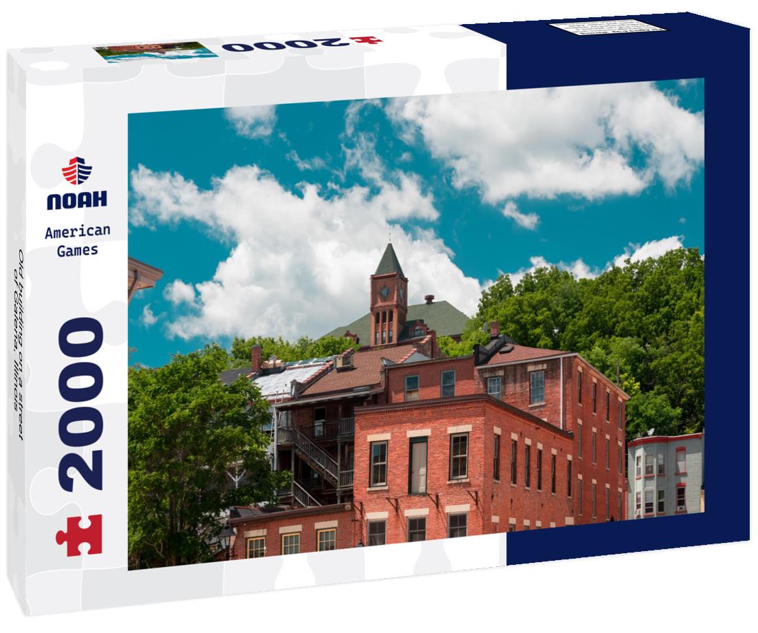 Old building on a street of Galena, Illinois 2000pc Puzzle