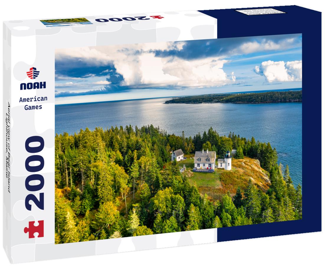 Aerial view of Bear Island Lighthouse, Maine 2000pc Puzzle