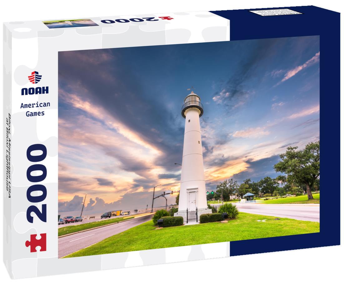 Biloxi, Mississippi USA at Biloxi Lighthouse 2000pc Puzzle