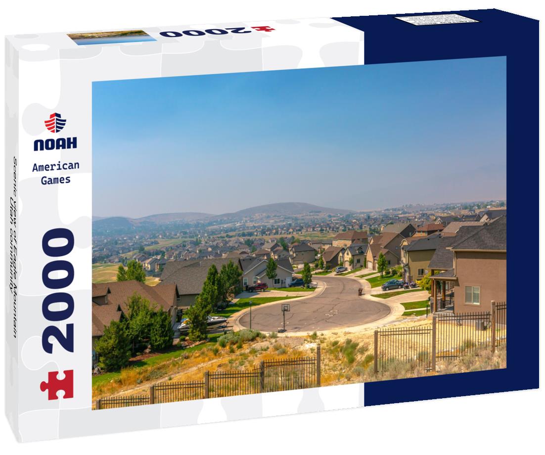 Scenic view of Eagle Mountain Utah community 2000pc Puzzle