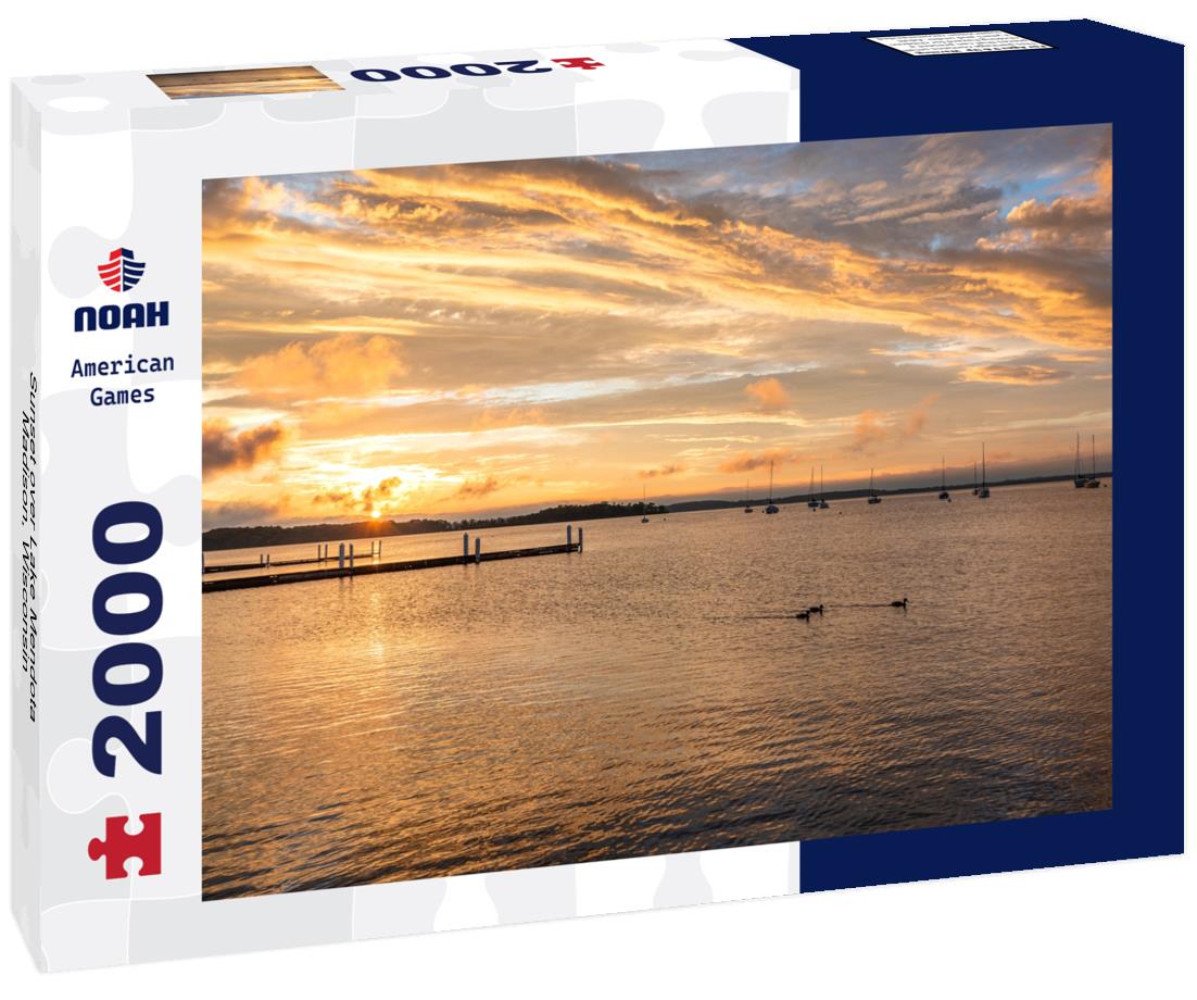 Sunset over Lake Mendota, Madison, Wisconsin 2000pc Puzzle