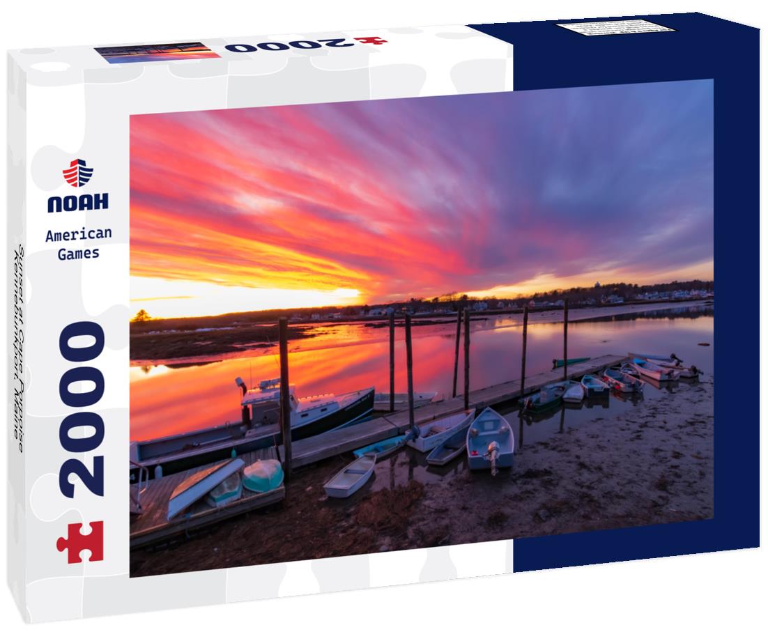 Sunset at Cape Porpoise Kennebunkport, Maine 2000pc Puzzle