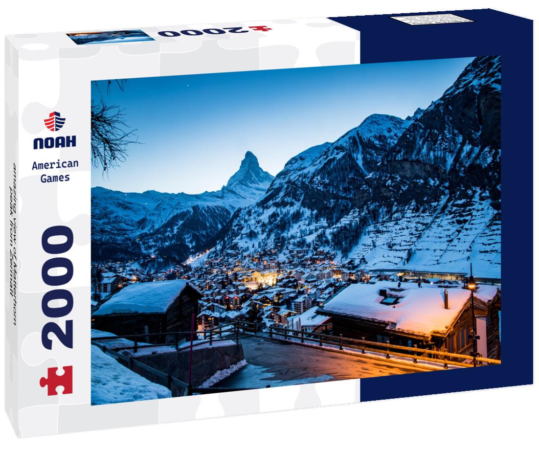 amazing view of Matterhorn peak from Zermatt 2000pc Puzzle