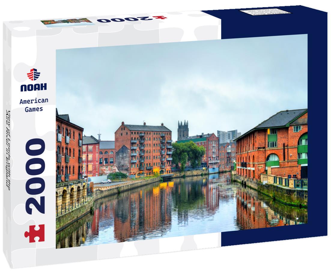 Leeds with the Aire River in England 2000pc Puzzle
