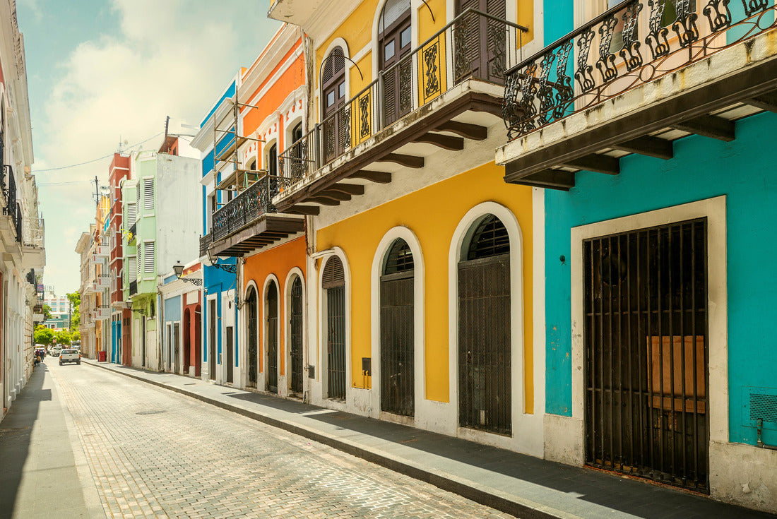 Colorful houses in old San Juan, Puerto Rico 2000pc Puzzle