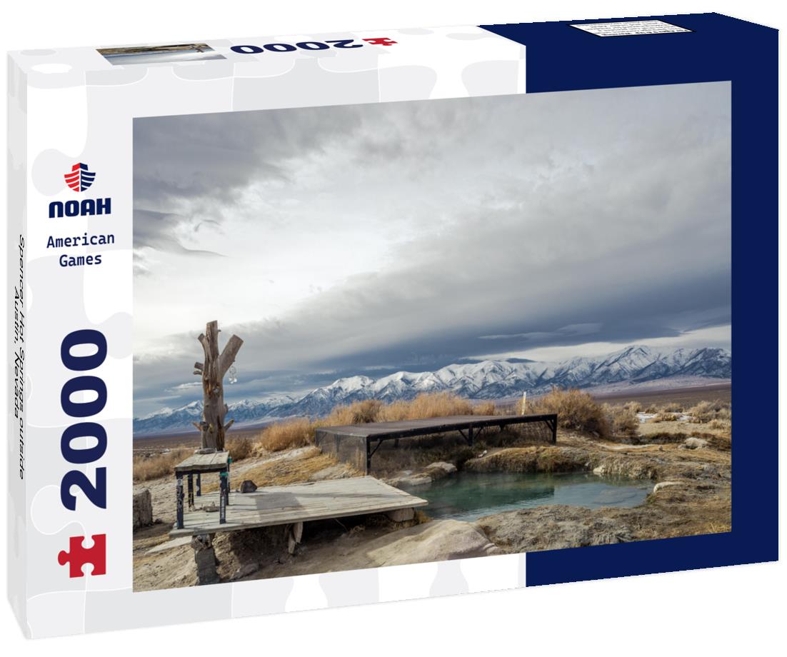 Spencer Hot Springs outside Austin, Nevada 2000pc Puzzle