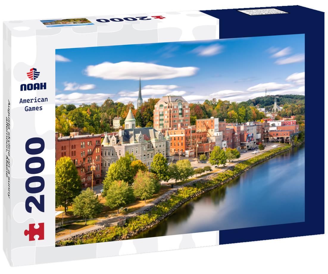 Augusta skyline on a sunny afternoon, Maine 2000pc Puzzle