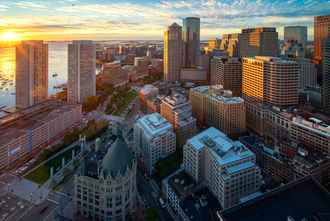Noah Jigsaw Puzzle Boston city view from the roof top of Hotel 2000 pieces