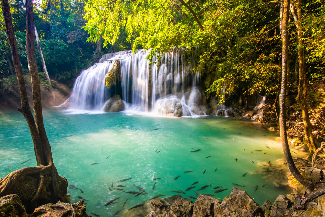 Erawan Waterfall in National Park, Thailand 2000pc Puzzle