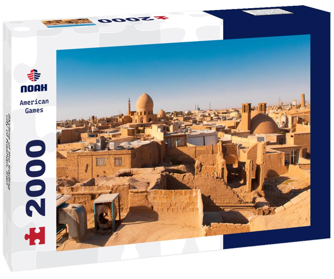 Skyline of the trading city of Kashan, Iran 2000pc Puzzle