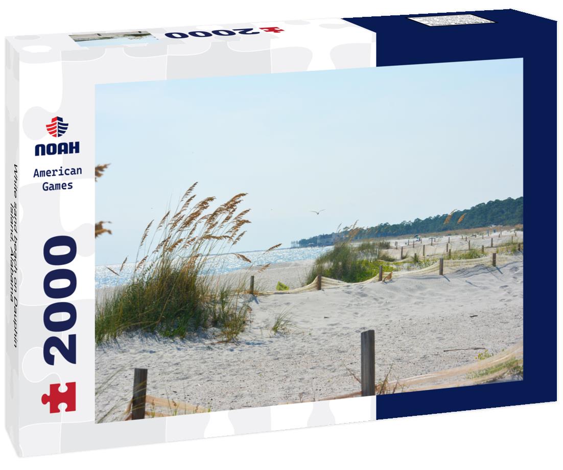 White sand beach on Dauphin Island, Alabama 2000pc Puzzle