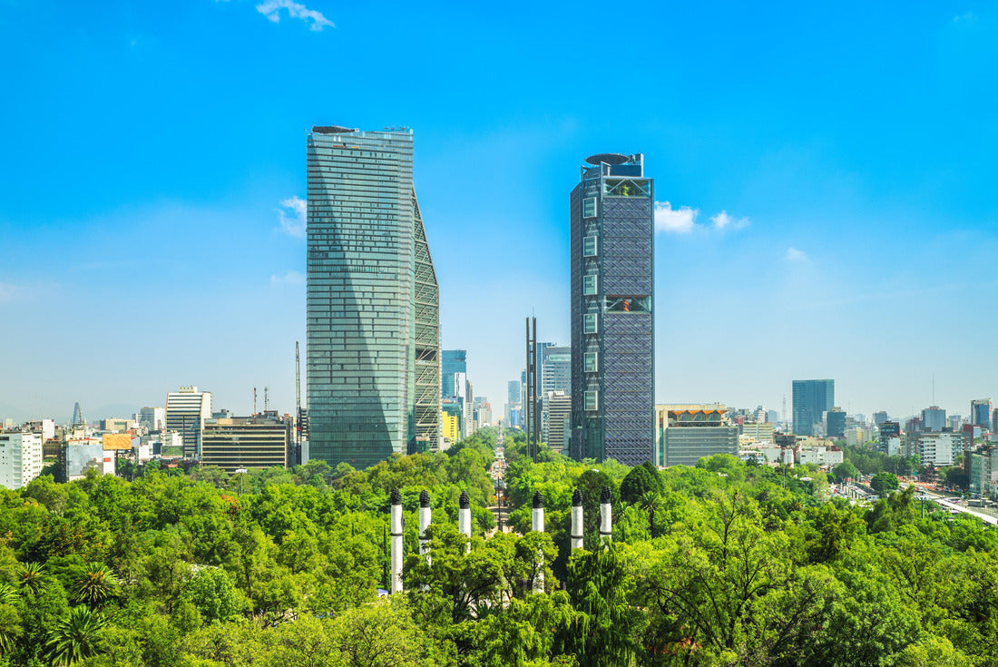 Skyline of Mexico City and Chapultepec Park 2000pc Puzzle