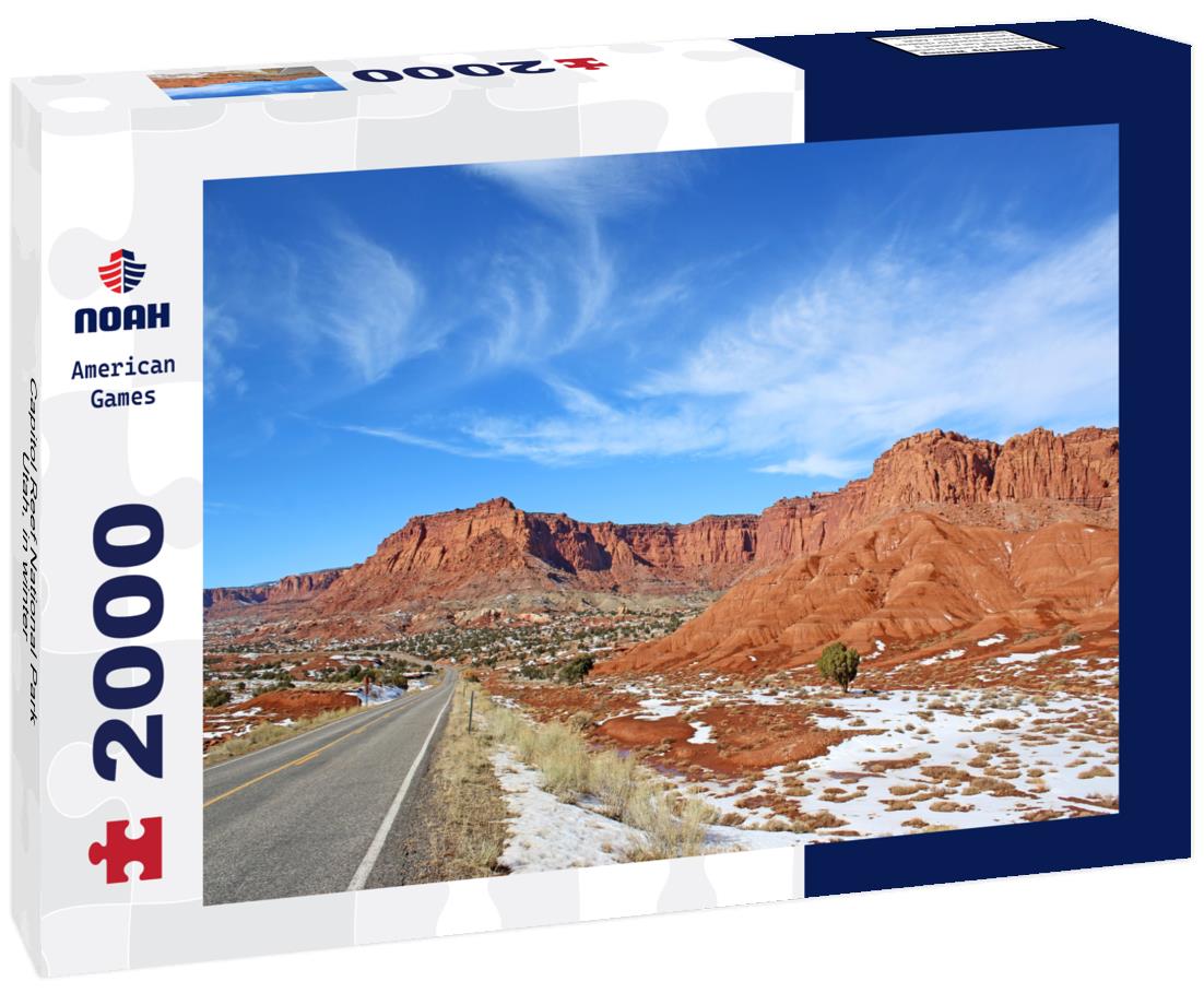 Capitol Reef National Park, Utah, in winter 2000pc Puzzle