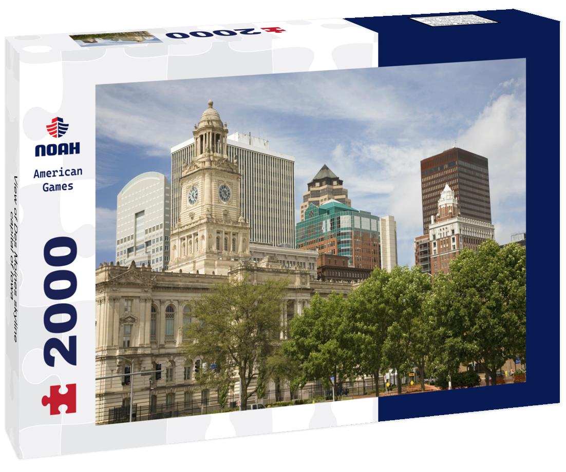 Des Moines skyline, capital of Iowa 2000pc Puzzle
