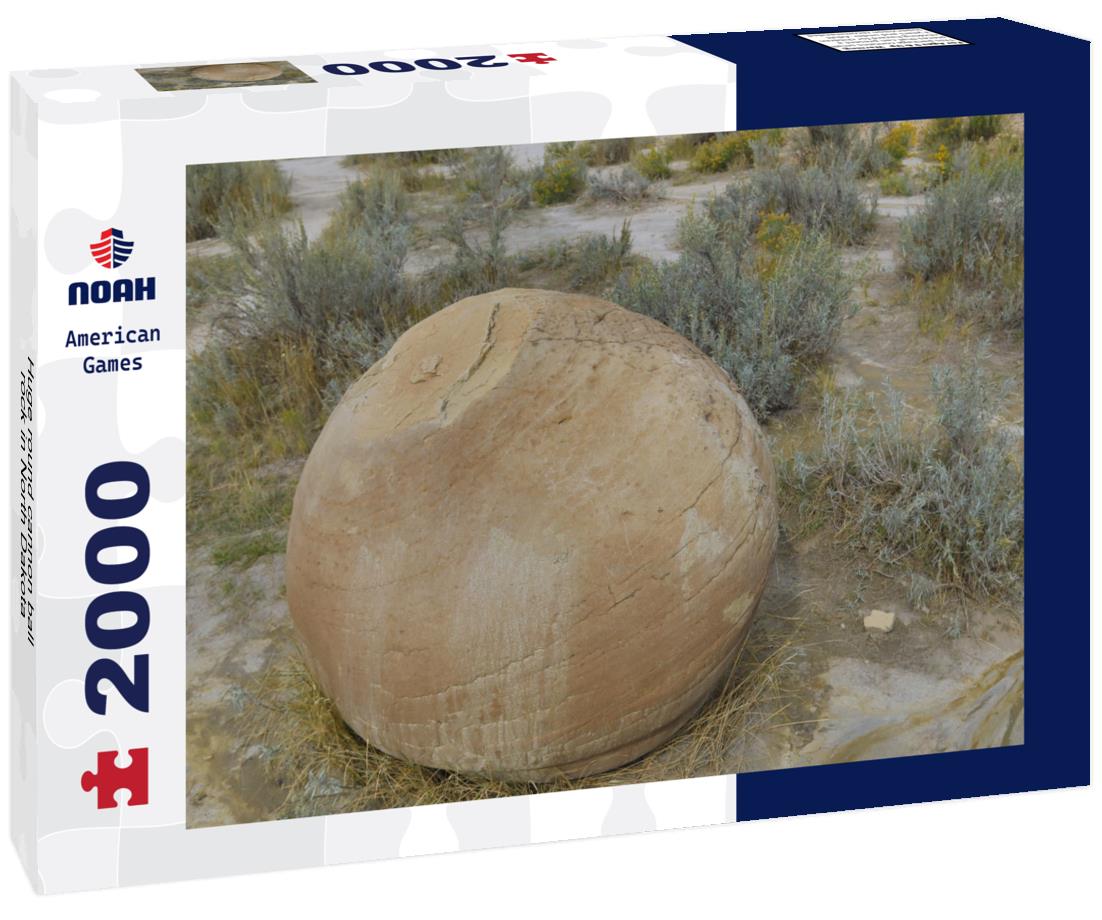 Huge round cannon ball rock in North Dakota 2000pc Puzzle