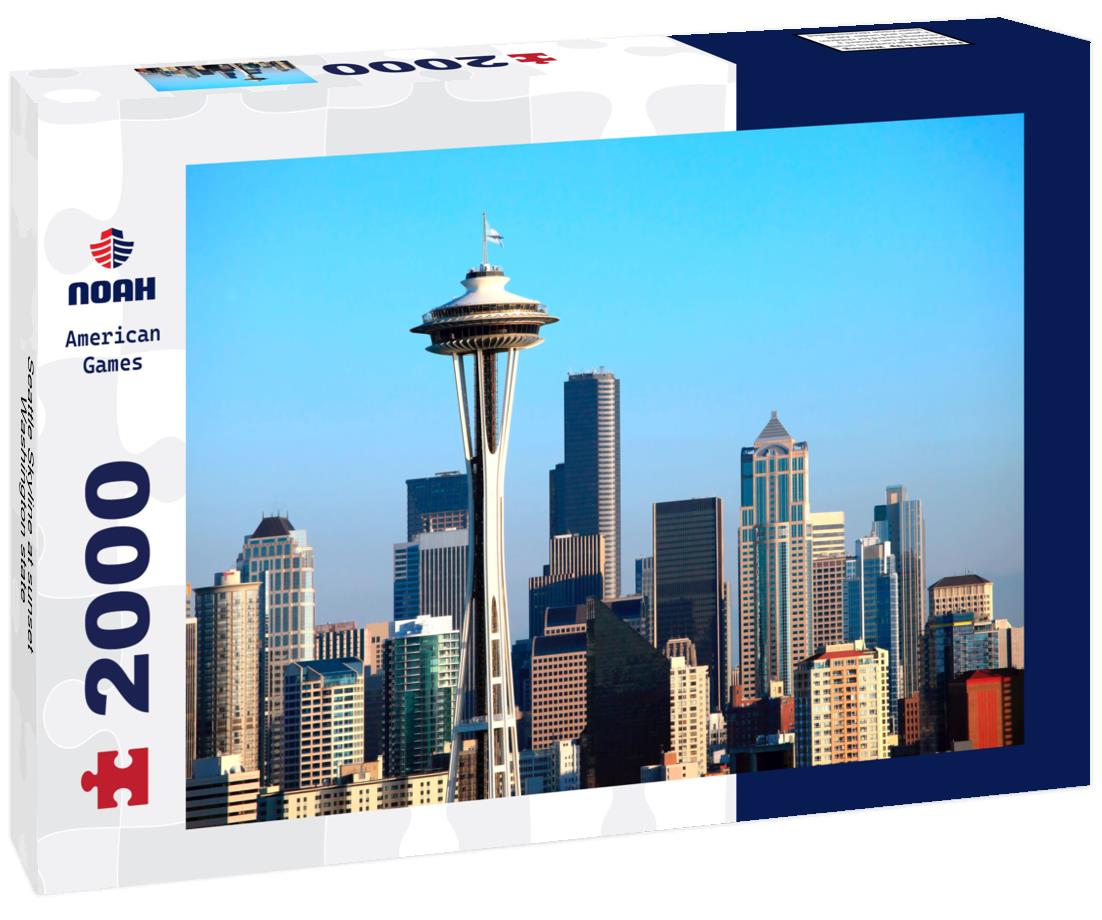 Seattle Skyline at sunset, Washington state 2000pc Puzzle